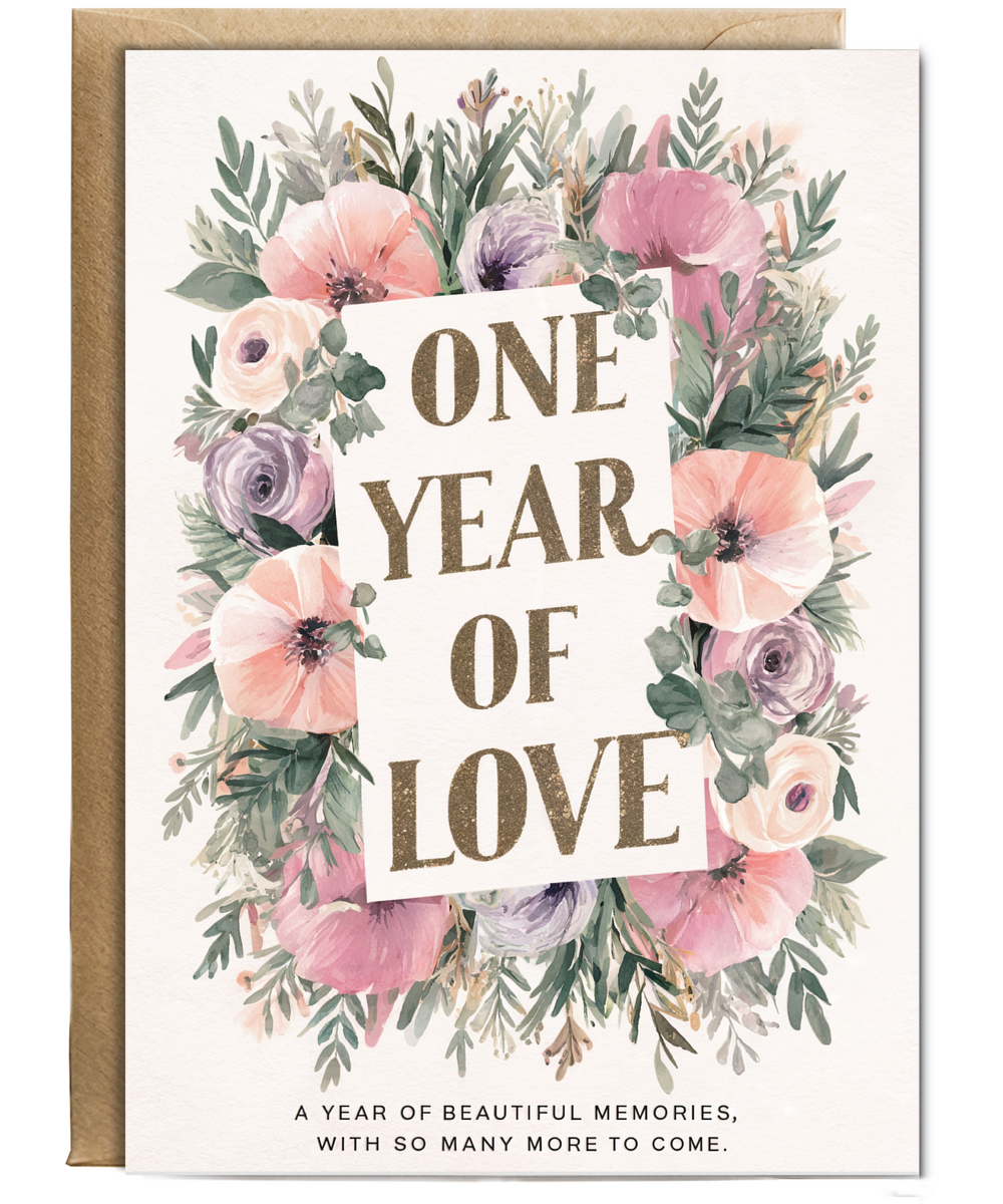 One Year of Love A year of beautiful memories