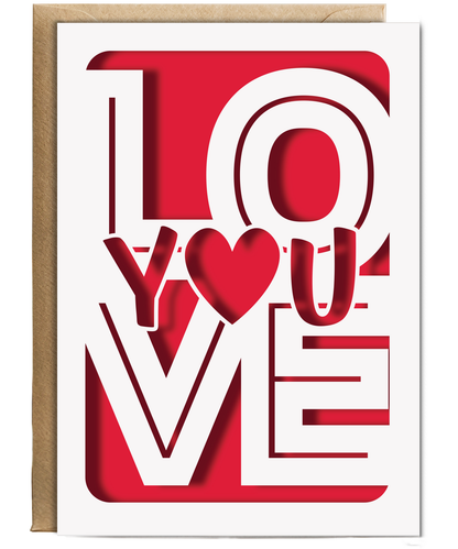 Valentines LOVE I heart you