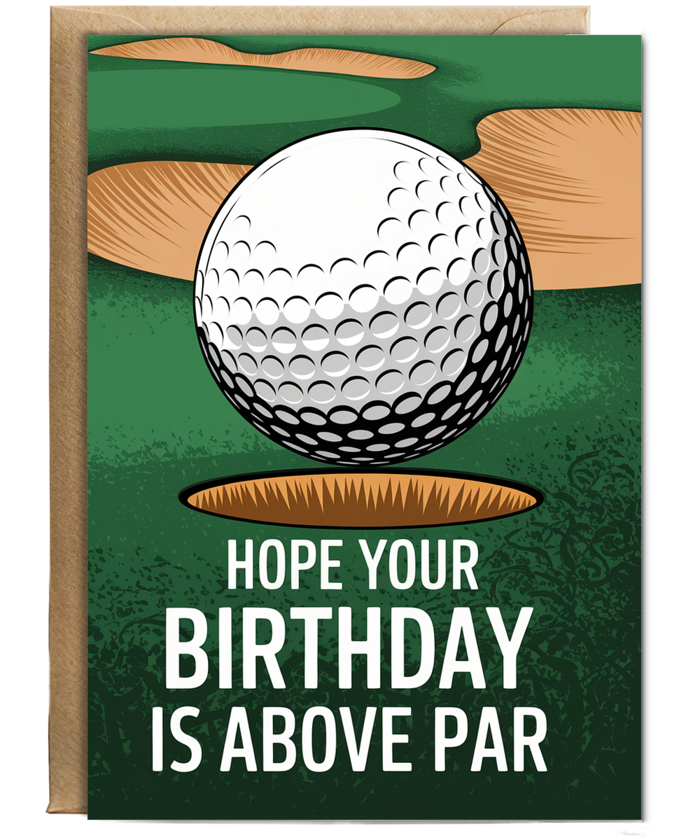 Hope Your Birthday is Above Par