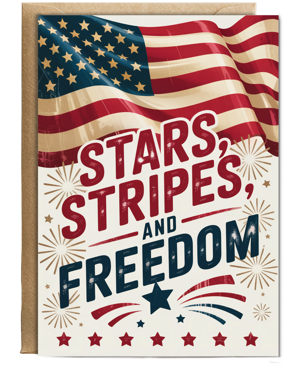 Stars, Stripes and freedom independance day