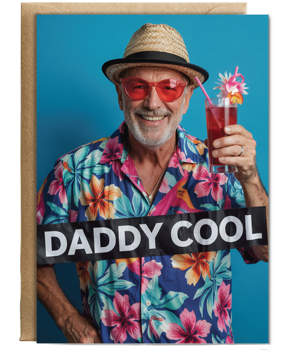 father's day card daddy cool