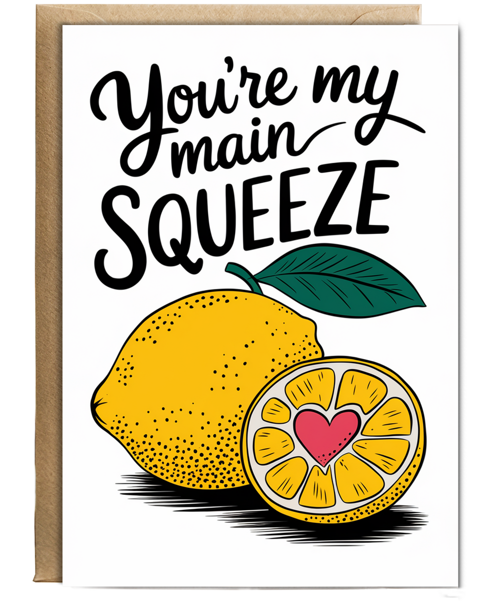 You’re my main squeeze Greeting Card