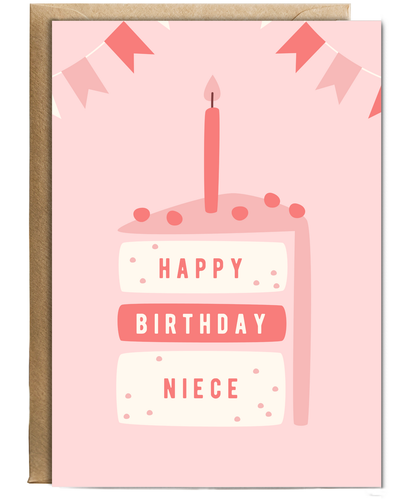 minimalistic girly Happy Birthday Niece