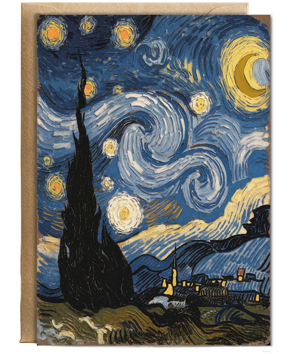 Van Gogh style Card