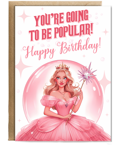 You're going to be popular, happy birthday
