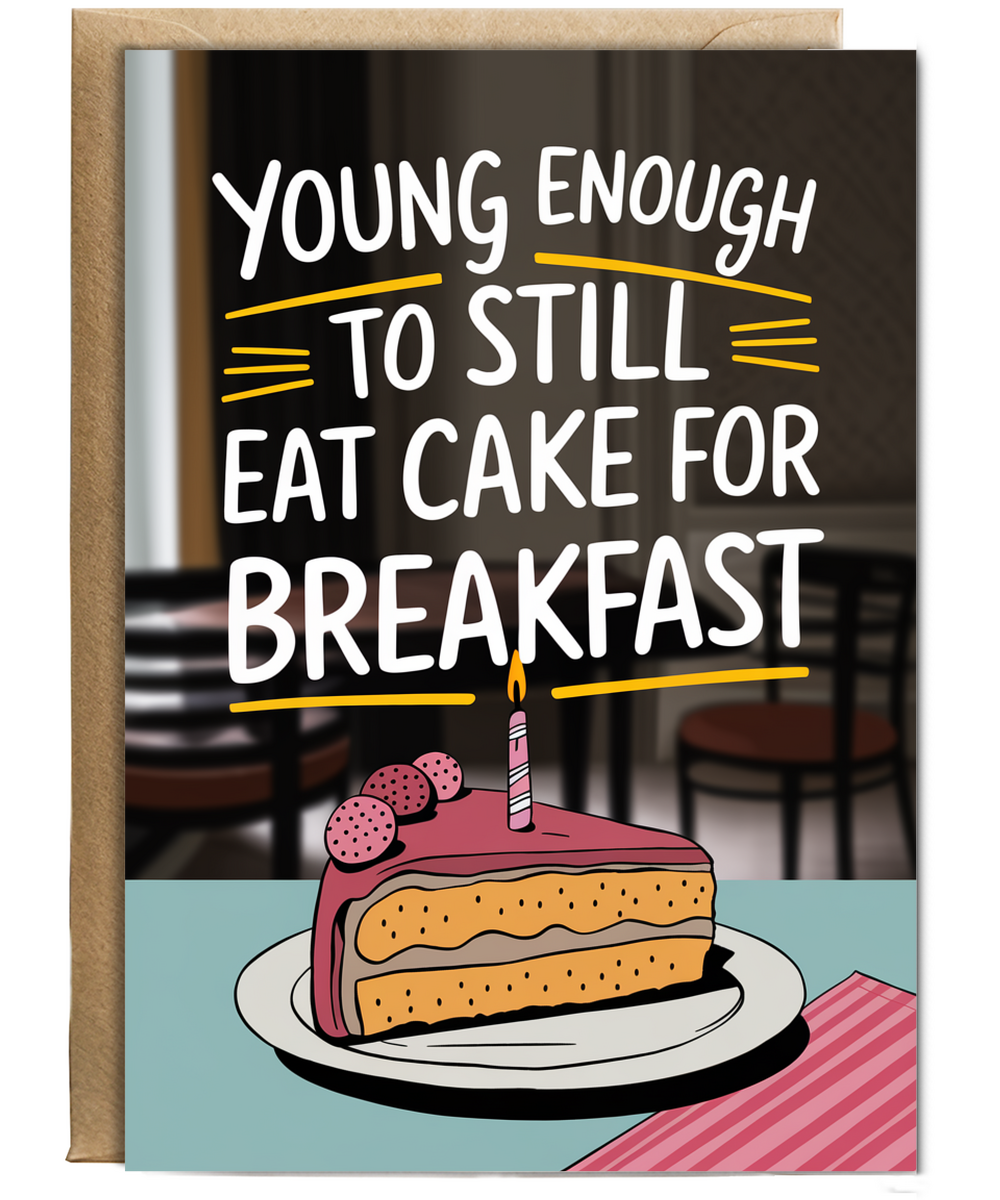 Young Enough to Still Eat Cake for Breakfast