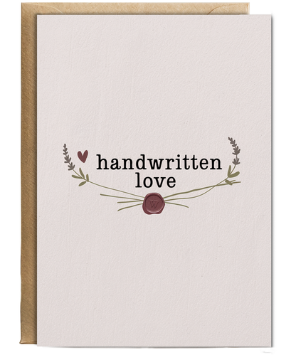 Handwritten Love valentines day