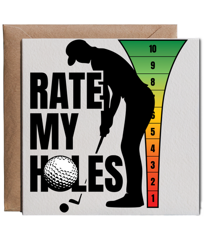 Funny rude rate my holes golf