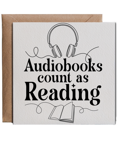 Audiobooks Count as Reading