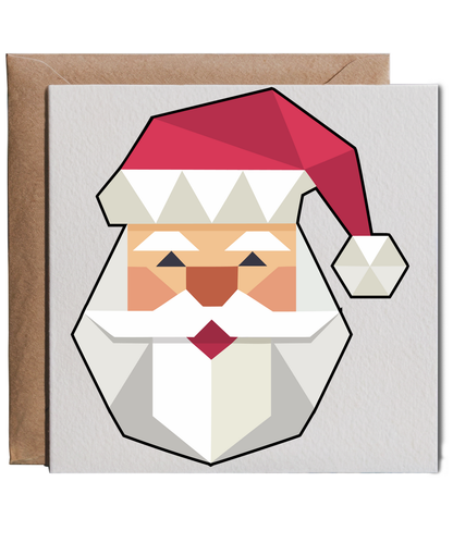 Geometric Father Christmas