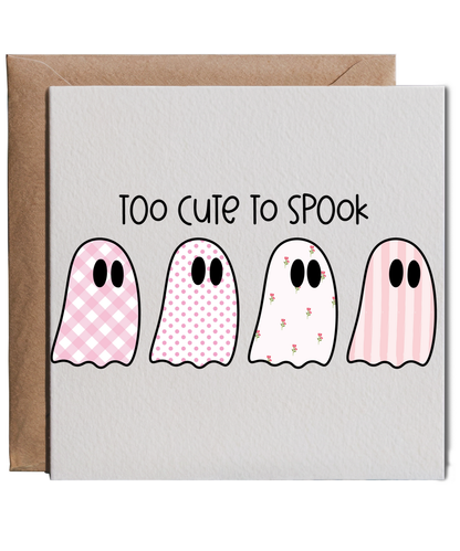Girly Halloween Ghosts Too Cute to Spook