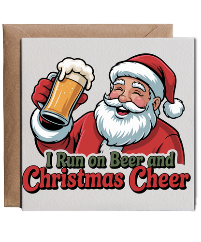 I run on beer and Christmas cheer