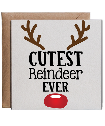 Childrens Christmas Design Cutest Reindeer Ever for the Cutest Baby