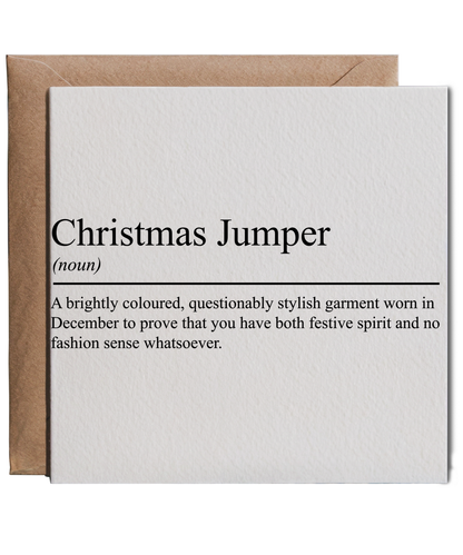 Christmas Jumper Definition