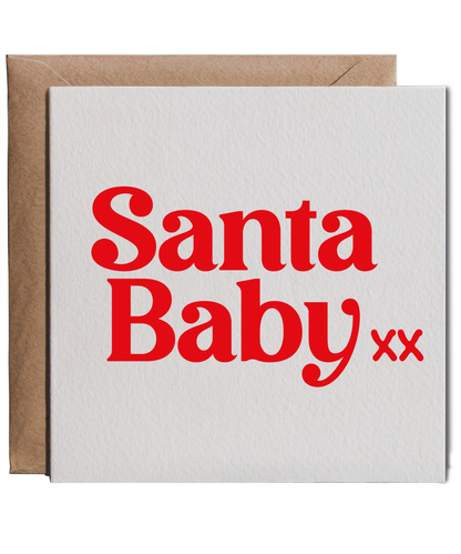 Santa Baby xx Classic Christmas Red for Her