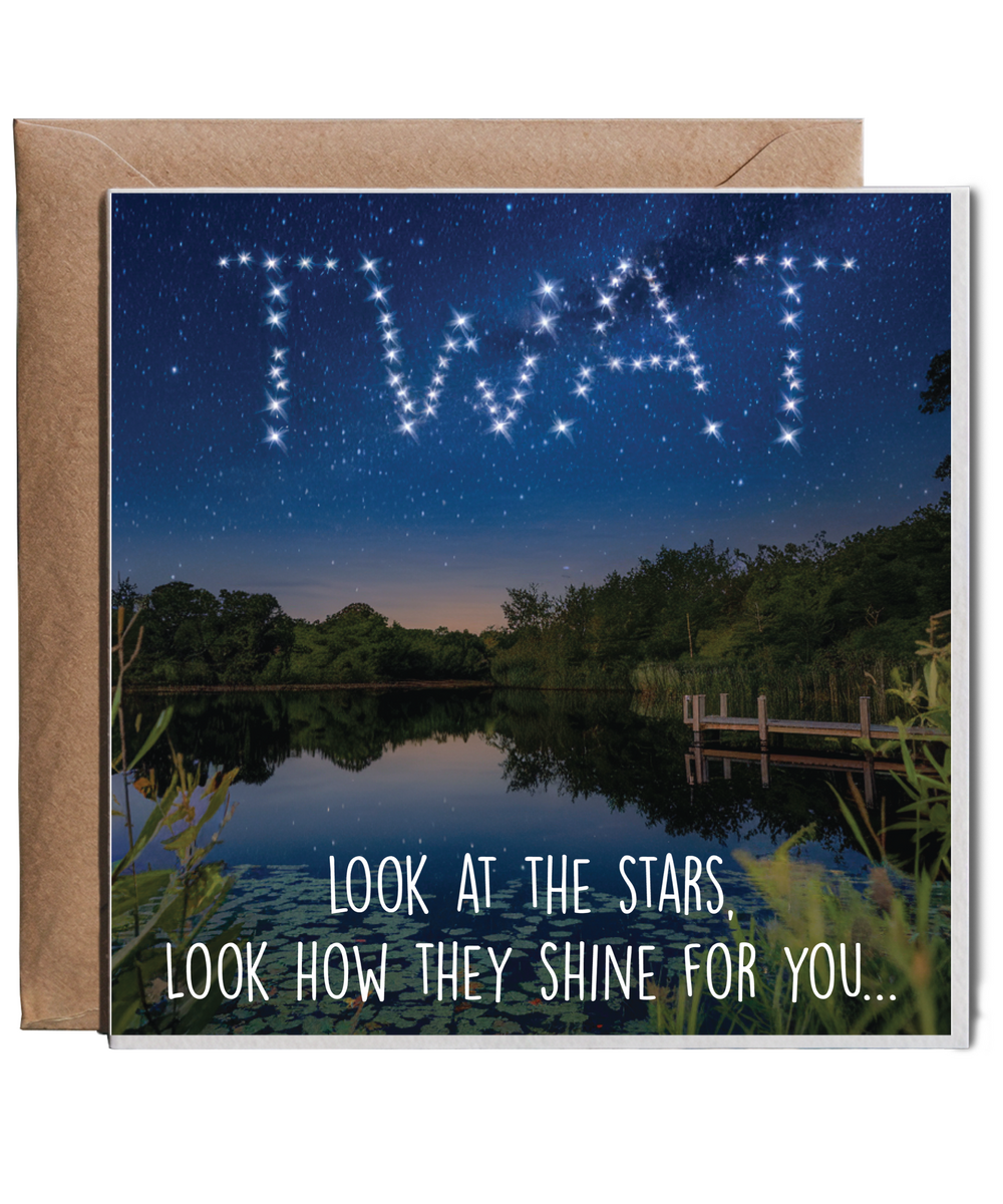 Look at the stars mug design