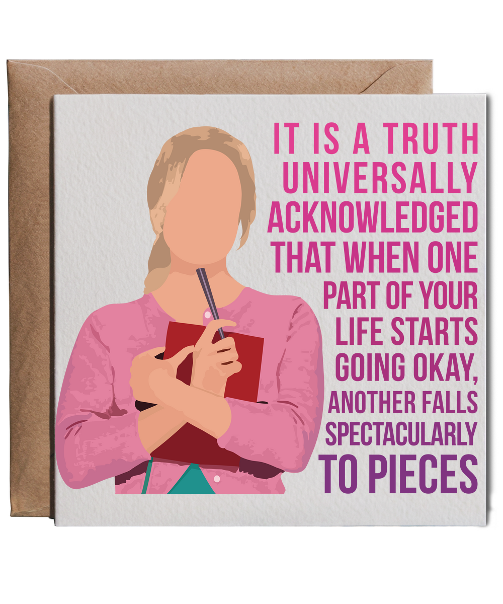 It is a truth universally acknowledged .... another falls spectacularly to pieces
