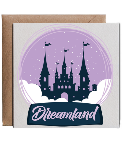 Dreamland Magical Castle in a Snow Globe