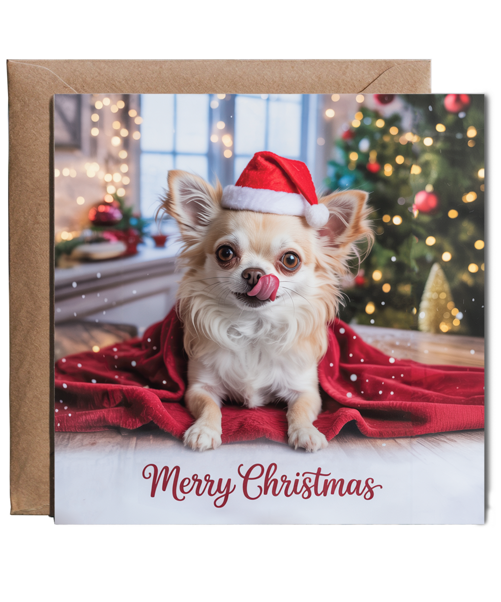 Merry Christmas adorable chihuahua