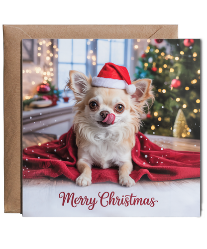 Merry Christmas adorable chihuahua