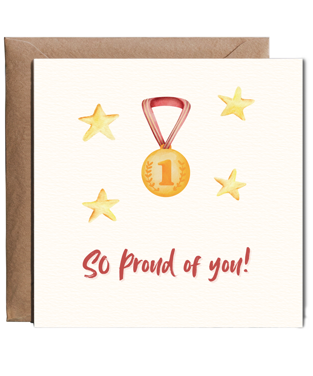 So Proud of You star medal