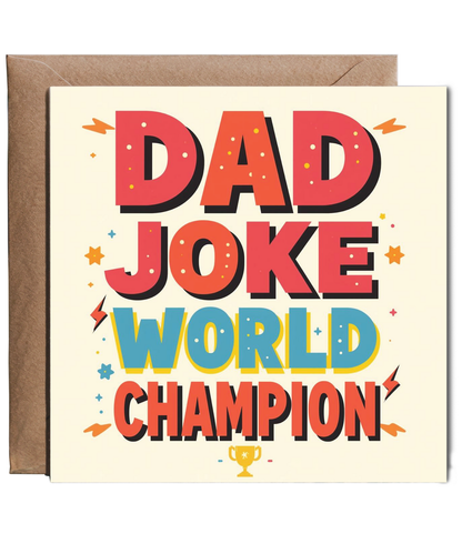 Fathers Day Dad Joke world champion