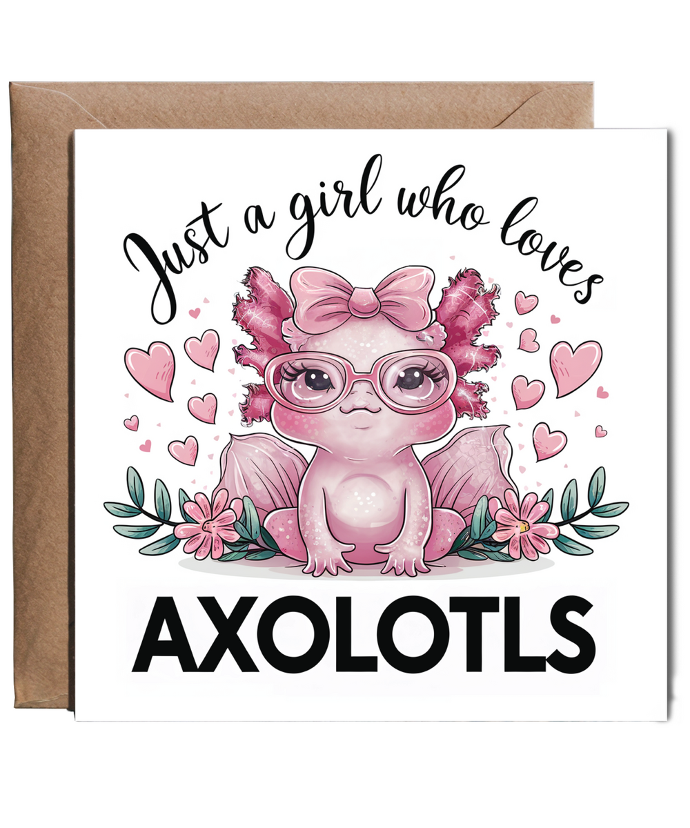 Just a girl who loves cute axolotls