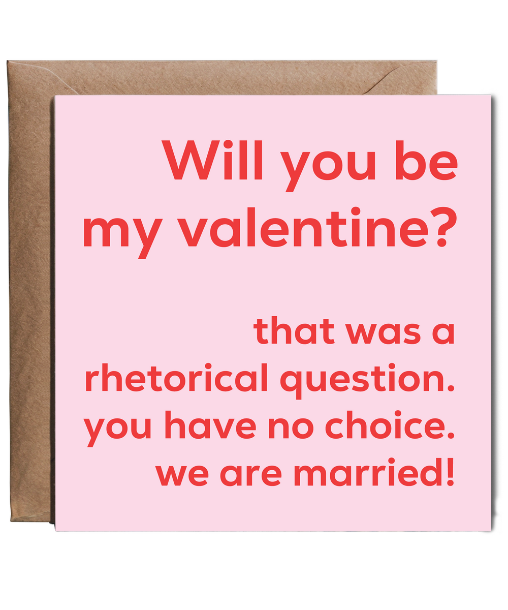 Will you be my valentine