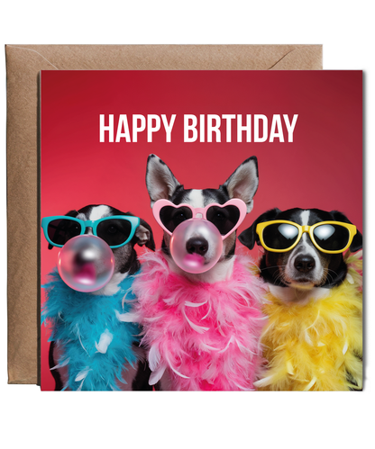 Happy Birthday Party Dogs