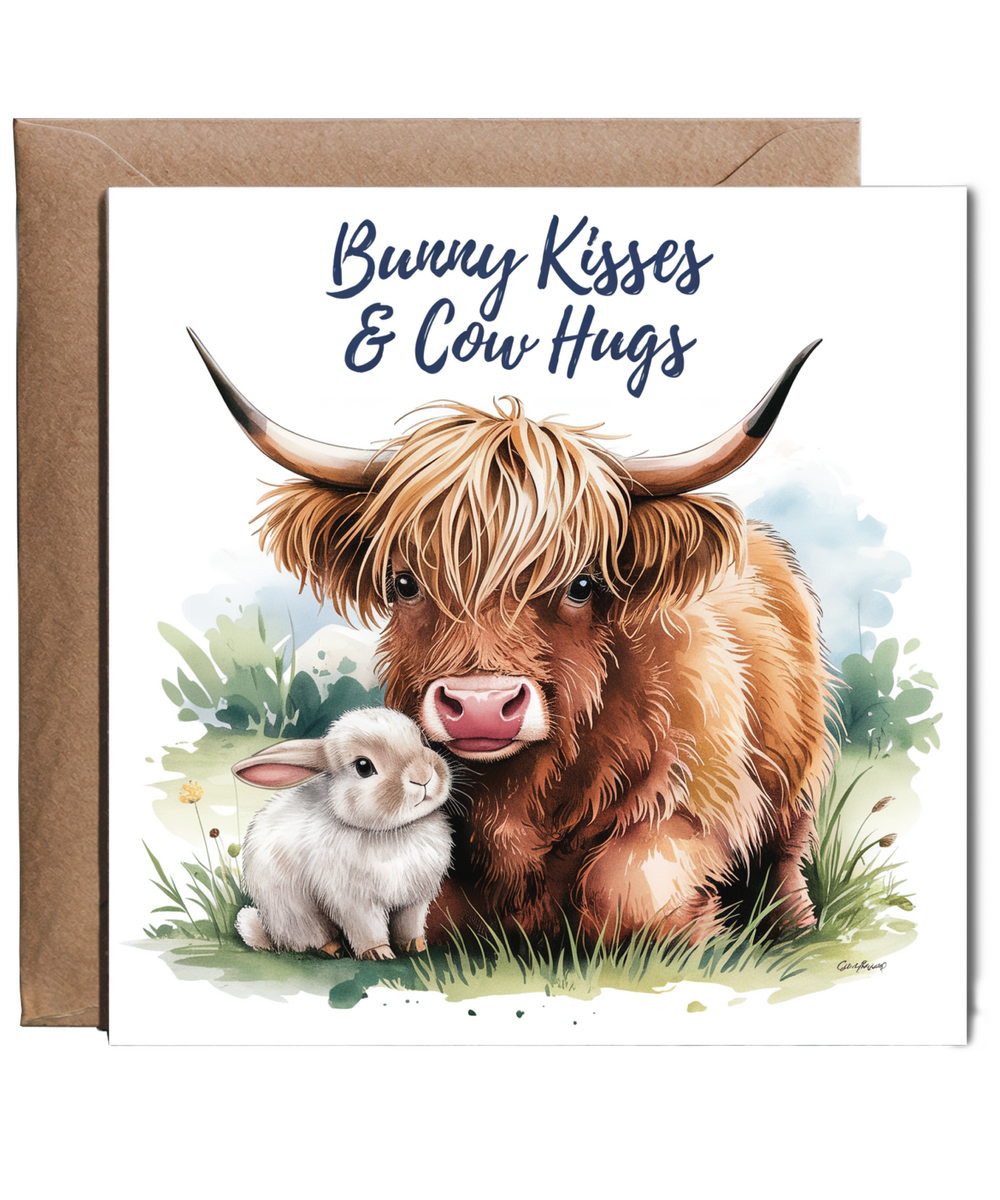 bunny kisses and cow hugs