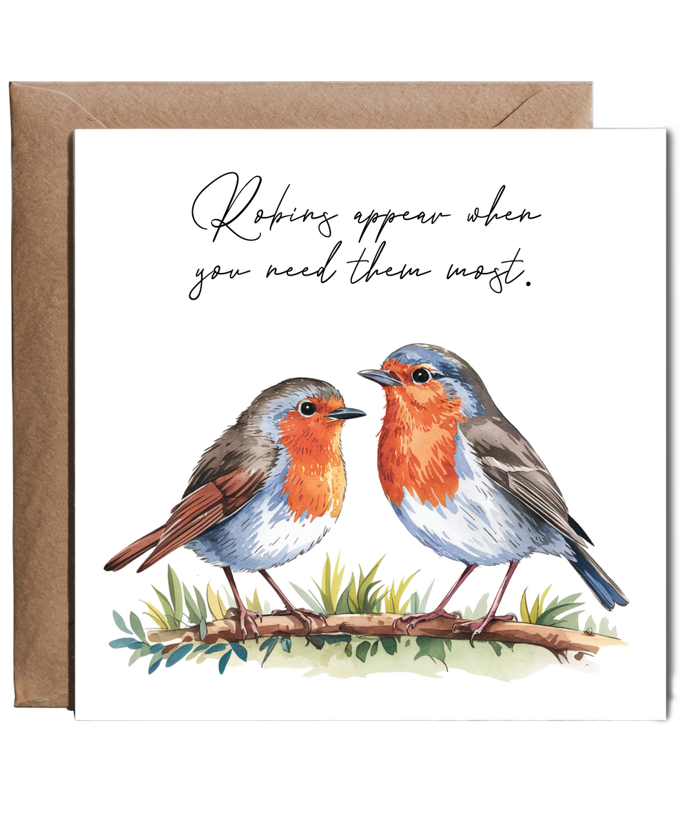 Sympathy Robins appear when you need them most