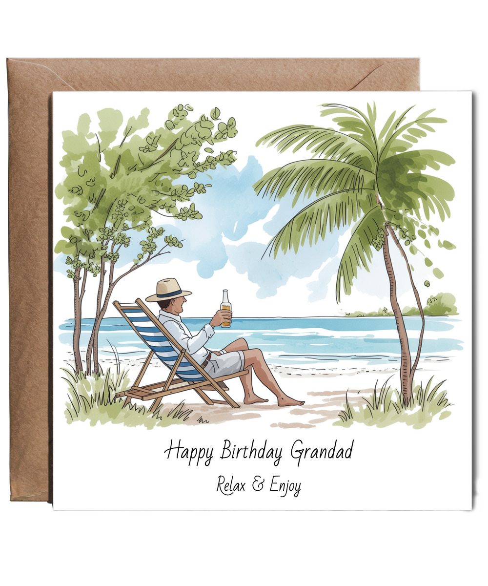 happy birthday grandad relax and enjoy