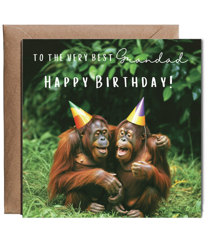 Happy Birthday, To the very best grandad orangutan
