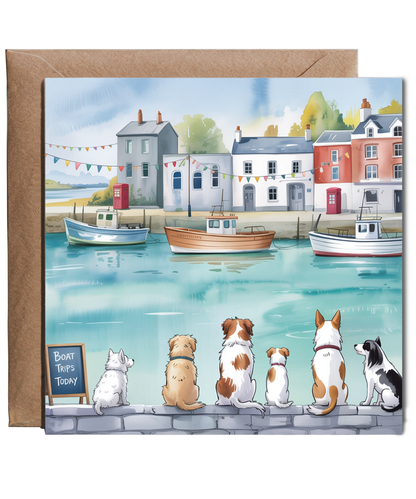 dogs at the seaside