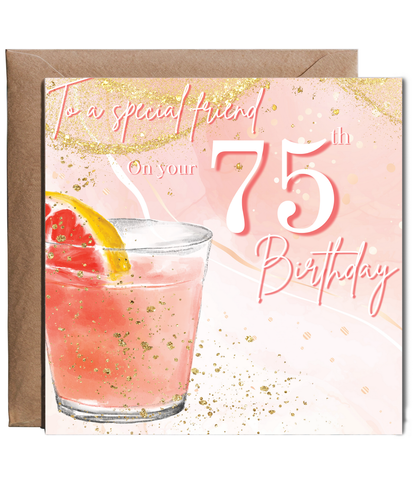 Cocktail 75th birthday