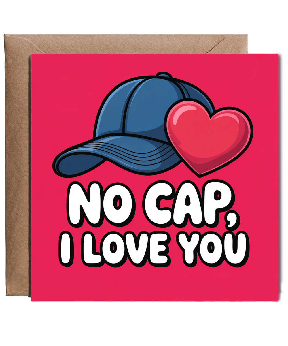 no cap, I love you