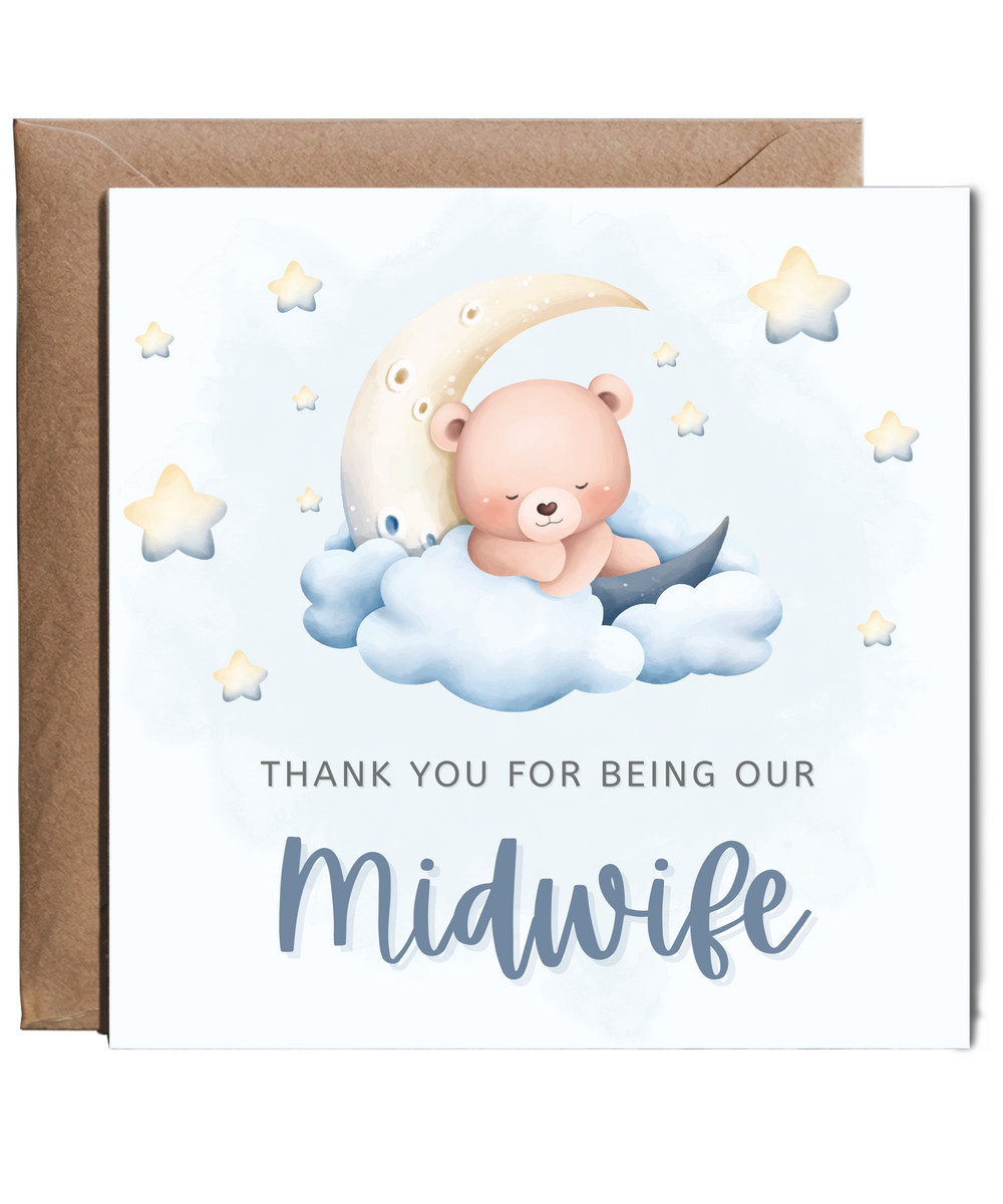 thank you for being our midwife, sleeping bear blue