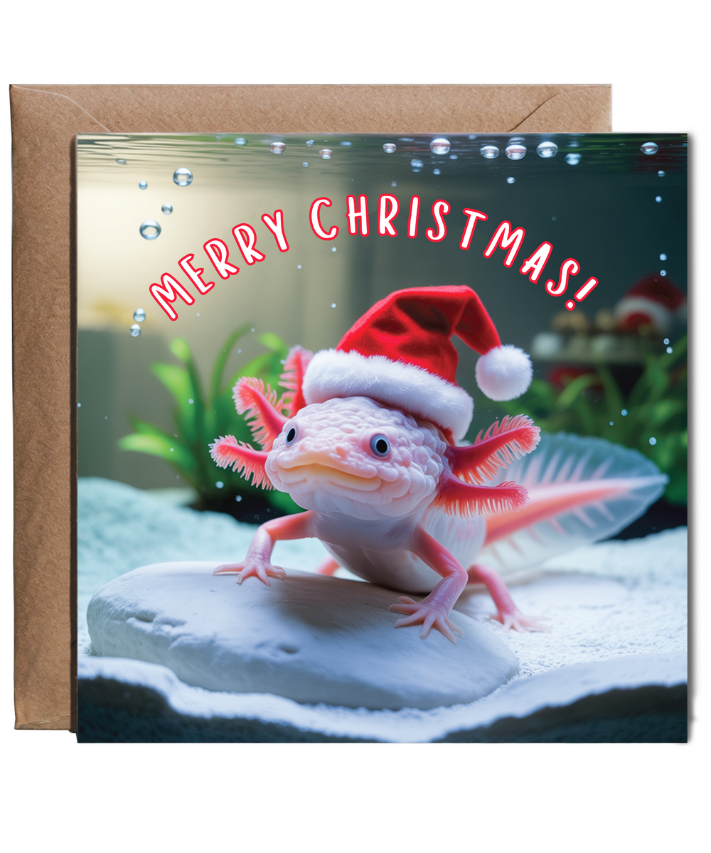 axolotl Merry Christmas
