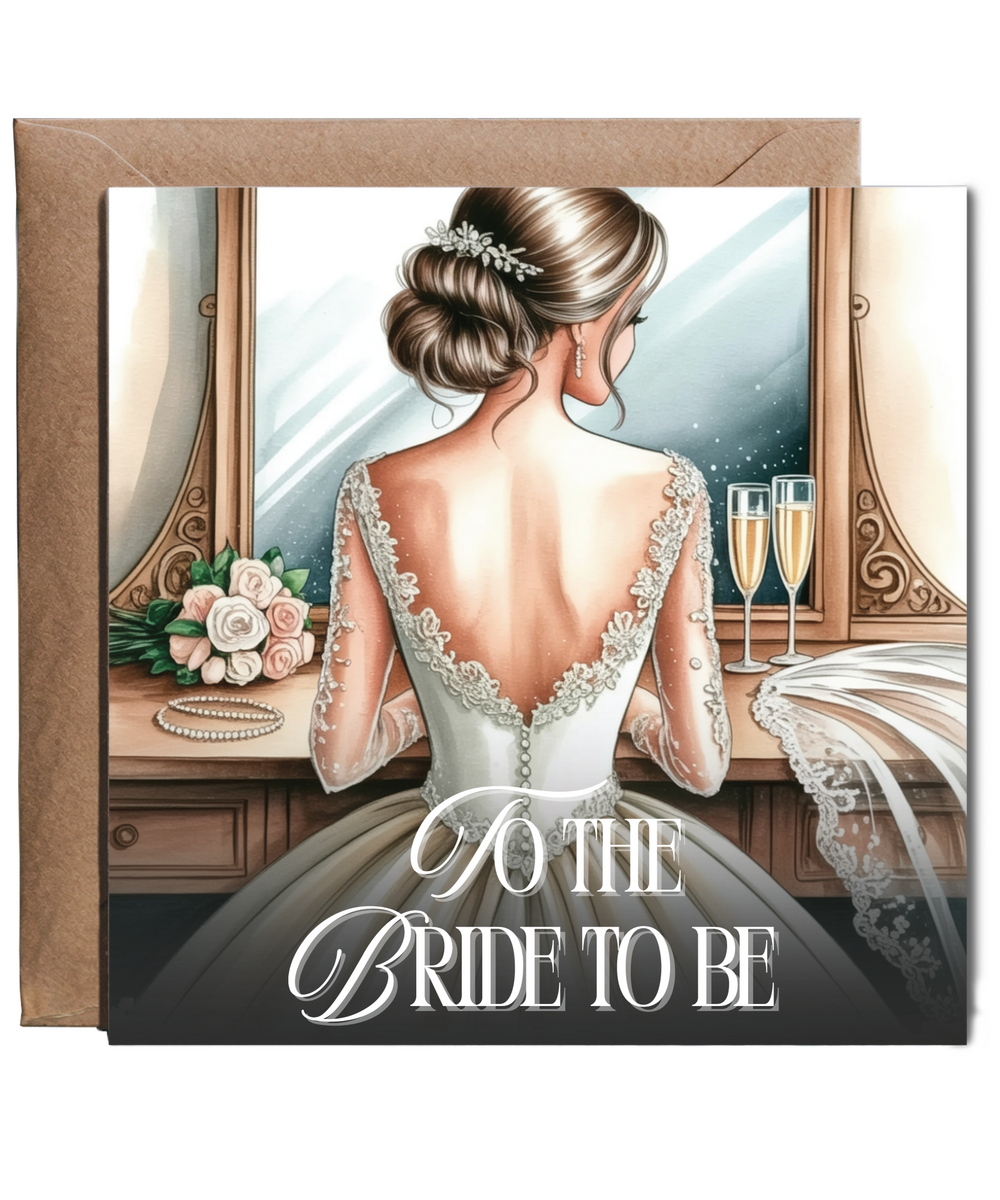 To the bride to be, watercolour