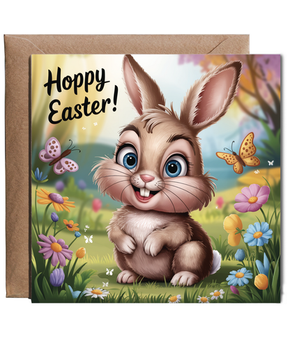 hoppy easter, adorable bunny
