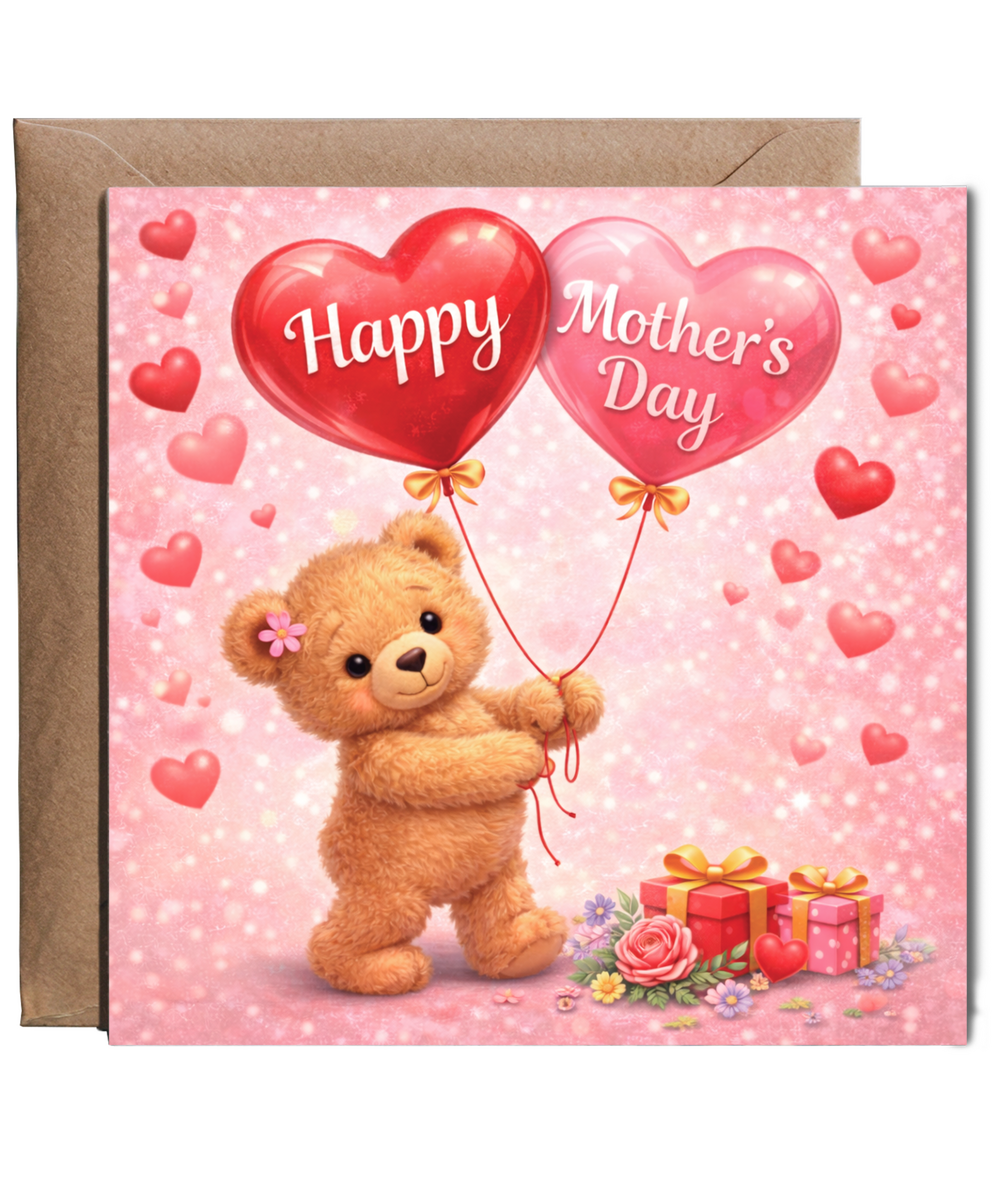 Happy Mother's day teddy balloon's