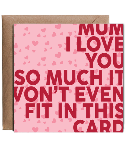 Mothers day i love you so much