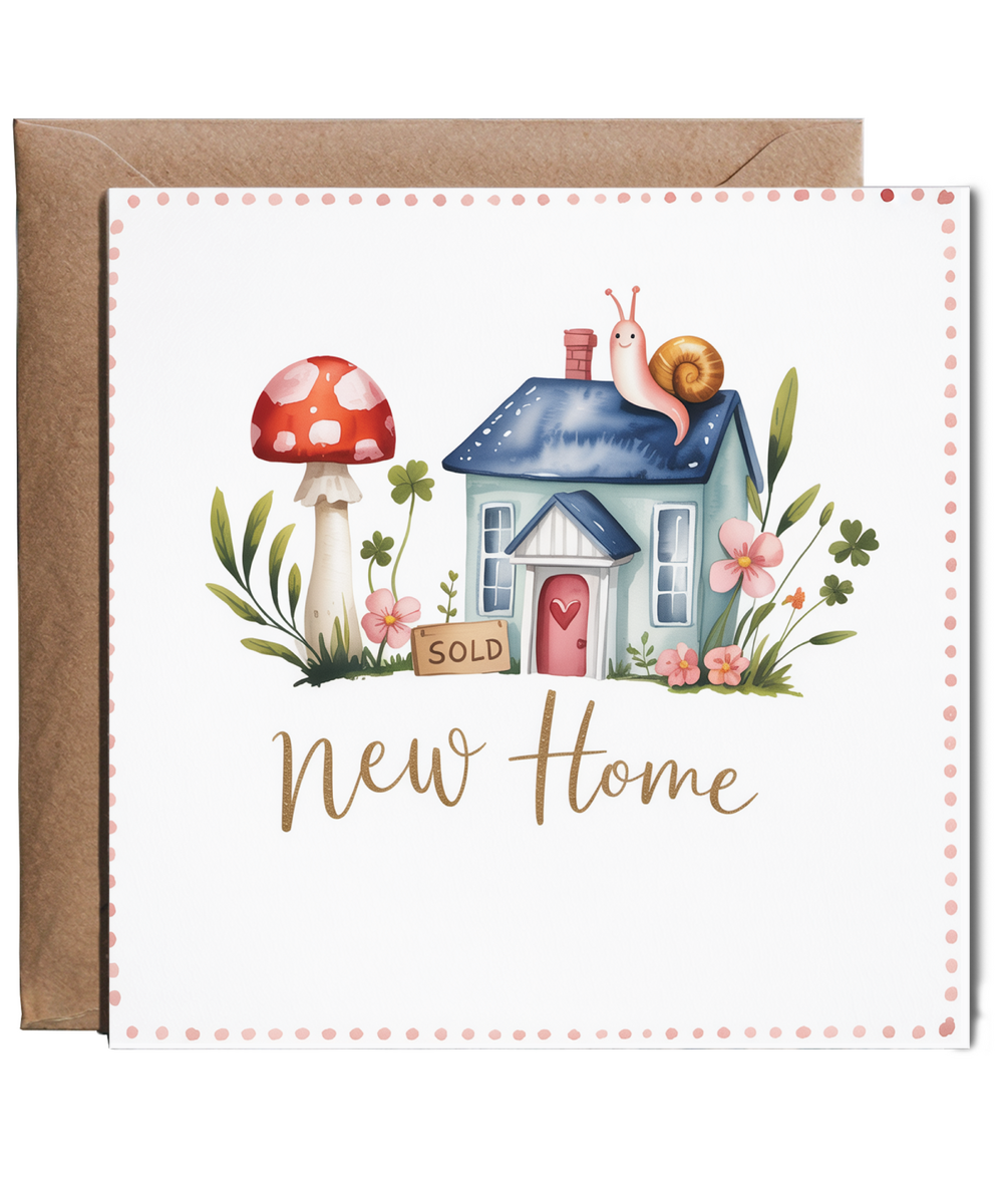 new home card snail