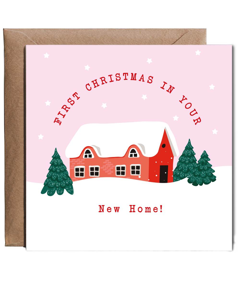 Moving House Christmas Card First Christmas in Your New Home