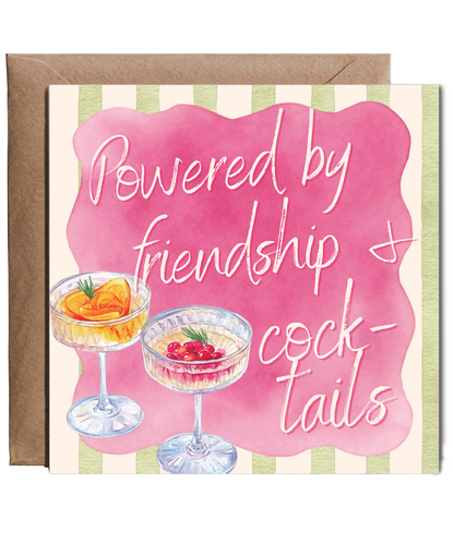 Powered by friendship and cocktails, Galentine's, happy birthday