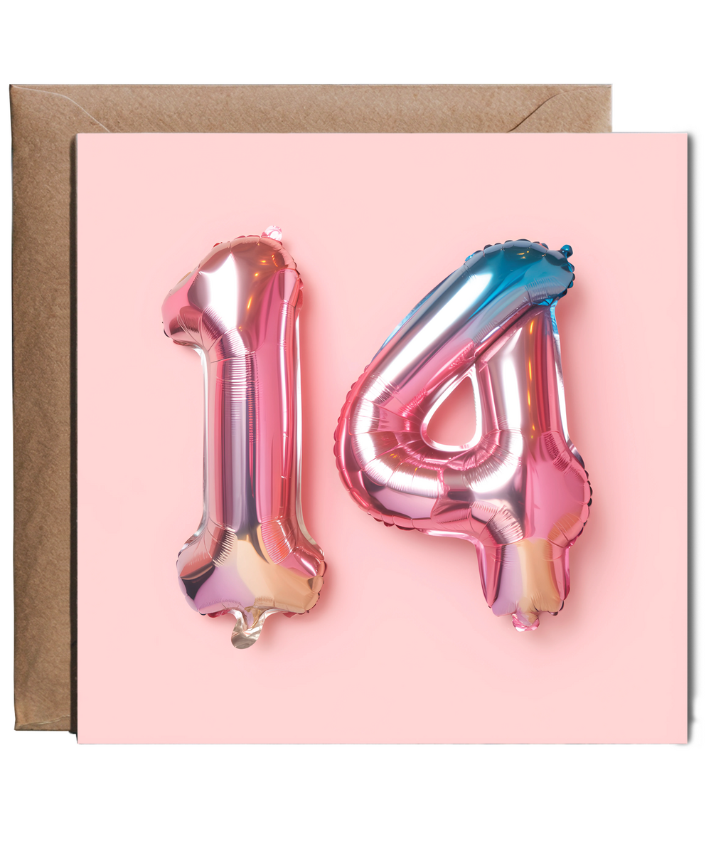 pink balloon age 14