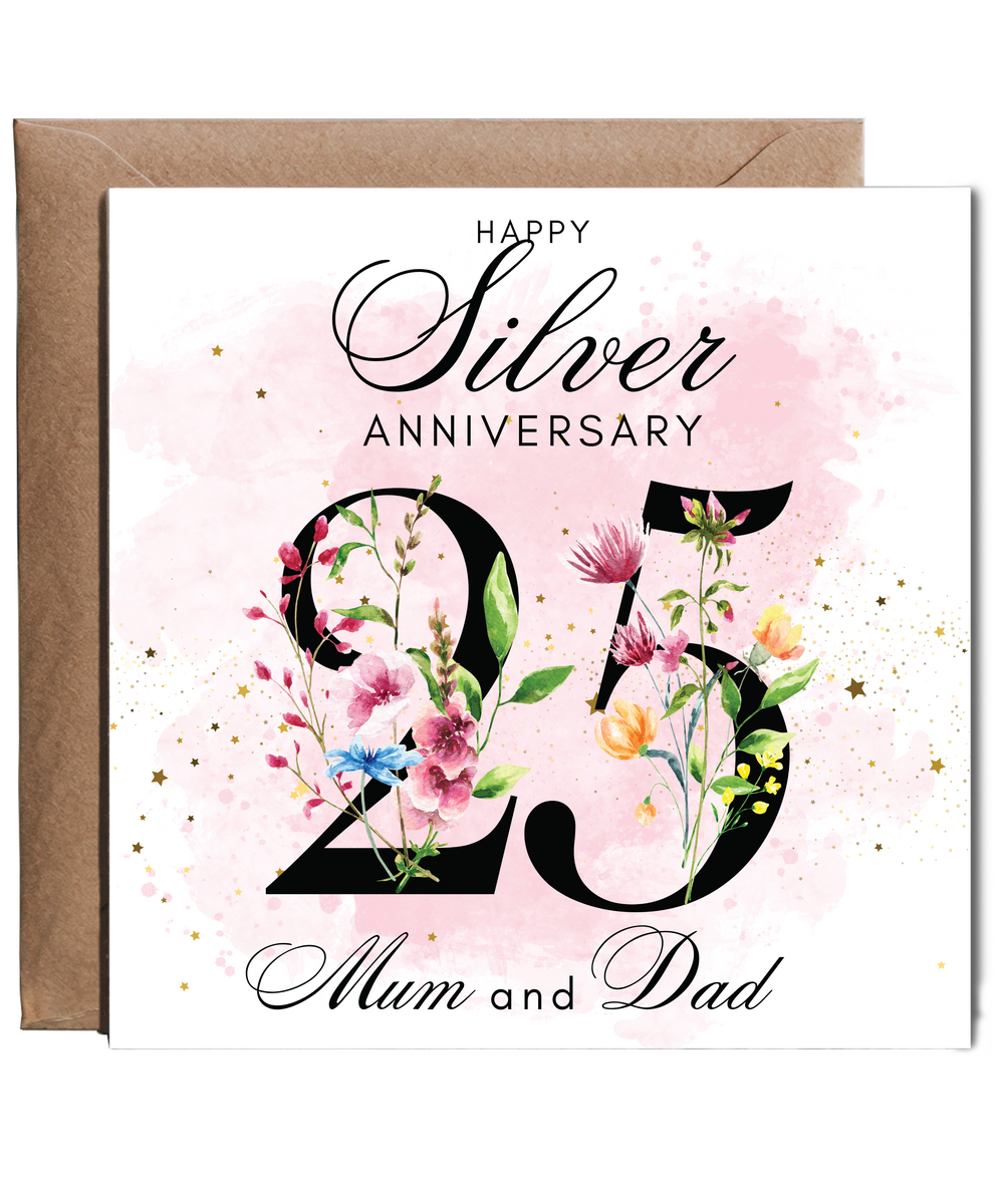 Silver anniversary Mum Dad