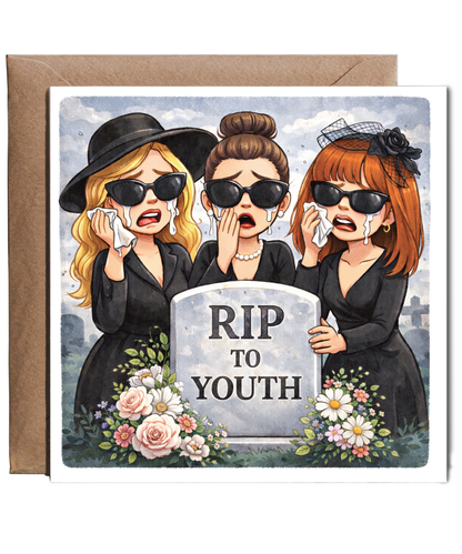 RIP to youth funny cartoon Happy Birthday