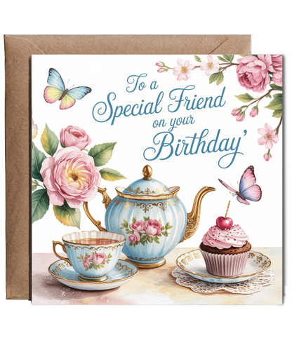 To a special friend on your birthday
