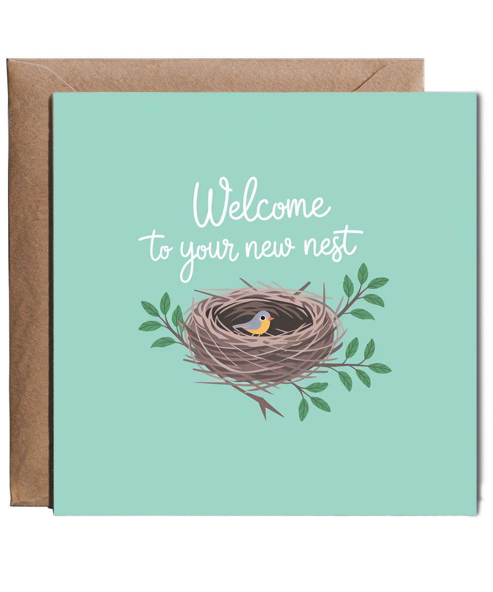New Home Card Welcome to Your New Nest First house